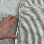 Ann Mashburn  Crisp 100% Cotton Mandarin Band Collar Button Tunic Shirt Size S Photo 7