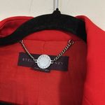 Stella McCartney  single breasted 100% wool red jacket blazer spring 38 - 2 Photo 2