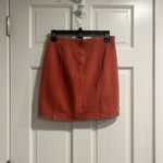 Free People  Modern Femme Mini Skirt in Terracotta Color Size 4 Photo 4