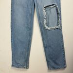 BDG  High Rise Baggy Jeans Sz 24 Light Wash Denim Distressed Fromt Back Photo 8