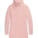 Dudley Stephens Fleece Light Pink Cobble Hill Turtleneck Terry Fleece Sz M EUC Size M Photo 0