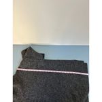 Sweater mock neck size S charcoal grey textured Gray Photo 6