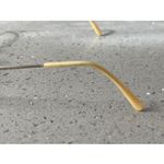 Elle  Eyeglasses Frames ONLY Women's  Gold Metal Full Rim Oval 50-18-135 Photo 4