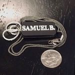 SAMUEL B Sterling Silver Popcorn Necklace Oxidized Caviar Chain 20” NWT Photo 5