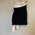 House Of CB  'Jana' Black & Ivory Bow Mini Dress‎ NWOT size M Photo 5