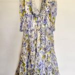Zimmermann  Natura Floral Semisheer Long  Sleeve Silk maxi dress size AU 1 /S Photo 9