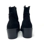 Forever 21 black faux suede western ankle booties, size 8 Photo 8