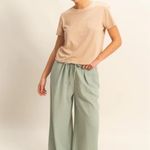 HYFVE  Elasticized Waist‎ Wide Leg Pants Photo 3