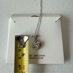 Giani Bernini Sterling silver Cubic Zirconia flower pendant Necklace Photo 2