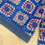 $805 NWT Manoush Sequined Denim Jacket US 6 Women's Blue Photo 12