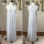 Vintage 70s Aristocraft Long Pastel Blue Nightgown M Size M Photo 1