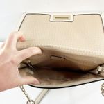 Kate Spade  Fiona Leather Crossbody Flap Purse Bag Cream Photo 3