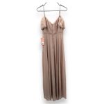 Birdy Grey  Devin Convertible‎ Off Shoulder Bridesmaid Dress in Taupe Size XS NWT Photo 3