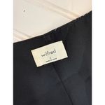 Aritzia  Wilfred Nazarie Dress in Black White Print V-Neck Casual LBD Size 2 Photo 3