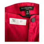Banana Republic #837  Women's Size 10 Red Stretch Cotton Blend Pants Photo 2