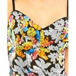 Mac Duggal  Black Sequined Floral Detail Mini Dress 8 Photo 4