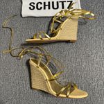 Schutz Women’s Deonne Wedge Ankle Wrap Sandals Photo 5