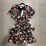 Tanya Taylor NWT $495 Mara Floral Print Flutter Sleeve Mini Dress Size 10 Photo 4
