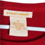 Sweet Romeo  Vibrant Red Knit Top,Size XL Photo 1