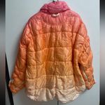 Free People Movement Women's Orange Puffer Jacket Size M Photo 4