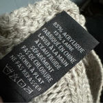 DEX Short Sleeve Sweater Dress Acrylic / Wool Blend Oatmeal Beige Size XS Tan Photo 7