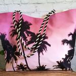 Avon Pink Palm Tree Tote Bag Photo 1