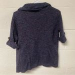 Dressbarn Women’s Knit Cardigan in Blue and Burgundy Size Large Photo 1