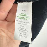 Aerie Size XL Classic Black Sweat Shorts Elastic Waist Pockets Raw Hem Relaxed Photo 4