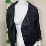 CAbi  901 Ruffle Faux Leather Jacket Photo 8