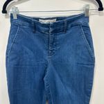 Frank & Eileen Women The Italian‎ Chino 1975 Blue Wash Denim Raw Hem size 2 Photo 3