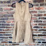NWT Mossimo Tan Brown Sleeveless Faux Suede Cut Photo 5