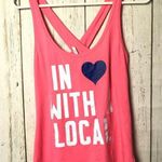 Victoria's Secret  Women's Cross Strap Back  Graphic Cropped Tank  Sz XS Photo 0