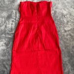 Romeo + Juliet Couture  Red Rose Strapless Mini Dress Photo 3