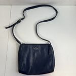Kate Spade Lombard Street Cayli Crossbody Bag Navy Pebbled Leather Purse READ Photo 1