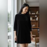 Storets  Velvet Black Accent Dress Photo 4