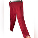 Ideology  RED SEAMLESS CUT OUT HIGH WAISTED LEGGINGS Photo 3