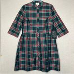 Tuckernuck  | NEW Festive Plaid Tartan Royal Shirt Mini Dress Size XL Photo 4