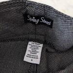 Spring Street Striped Pleated Black and White Shorts Size 28 Photo 3