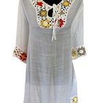Beach By Exist Handmade White with Crochet Accents Womens Cover-Up – Size L/XL Photo 0
