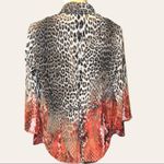 Elementz  2piece attached top black camisole with sheer animal print cover Photo 7