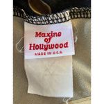 Maxine of Hollywood Vintage Black & Gold Polka Dot Swimsuit Size Approx M/L Photo 4