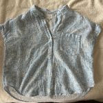 Sundays  Blue and White Short Sleeve Tee for Effortless Style Photo 0