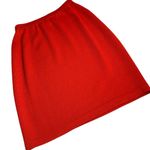 St. John  Santana Sweater Pencil Skirt Orangey Red
Size 2 Photo 5