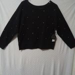 Amuse Society  women's sweatshirt black size small Photo 1