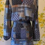 Smoked skirt mini dress size M Blue Size M Photo 2