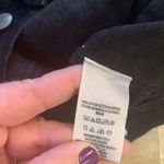 Free People  Denim Distressed Jean Jacket - Pumice Black M Medium Photo 9