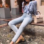 We Wore What Danielle Rigid Jeans Photo 0