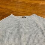 Loft Women's Light Blue Textured Knit Pullover Sweater Crew Neck Long Sleeve M Photo 1