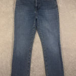 Madewell  the perfect vintage jean 29 Raw Hem Side Slit Med Wash Photo 0