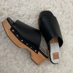 Dolce Vita Dorado black leather clogs Size 6 Photo 1